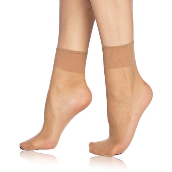DIE PASST SOCKS 20 DEN 5x - Silonkové matné ponožky set 5 ks - amber