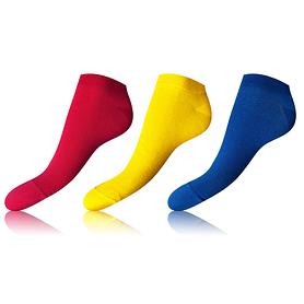 COLOUR IN-SHOE SOCKS 3x
