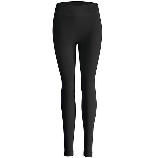 NUR DIE RIPP-OPTIK LEGGINGS - Dámské módní legíny - černá