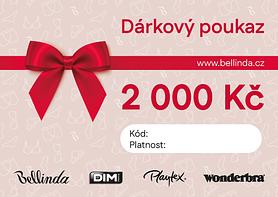 Dárkový poukaz 2000Kč