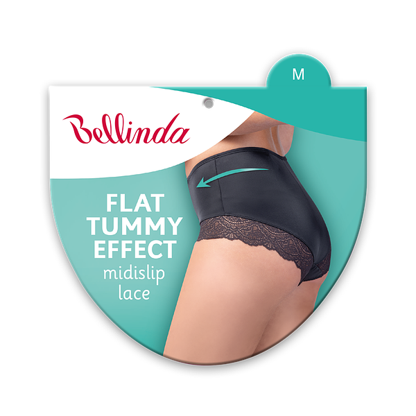 FLAT TUMMY LACE MIDISLIP - Dámské stahovací kalhotky - tělová