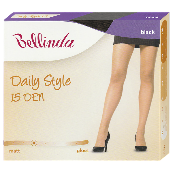 DAILY TIGHTS 15 DEN - Dámské punčochové kalhoty - černá