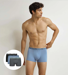 DIM COTTON STRETCH BIO BOXER 3x