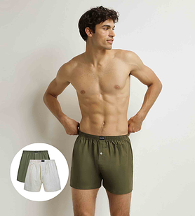 DIM COTTON STRETCH LOOSE BOXER 2x